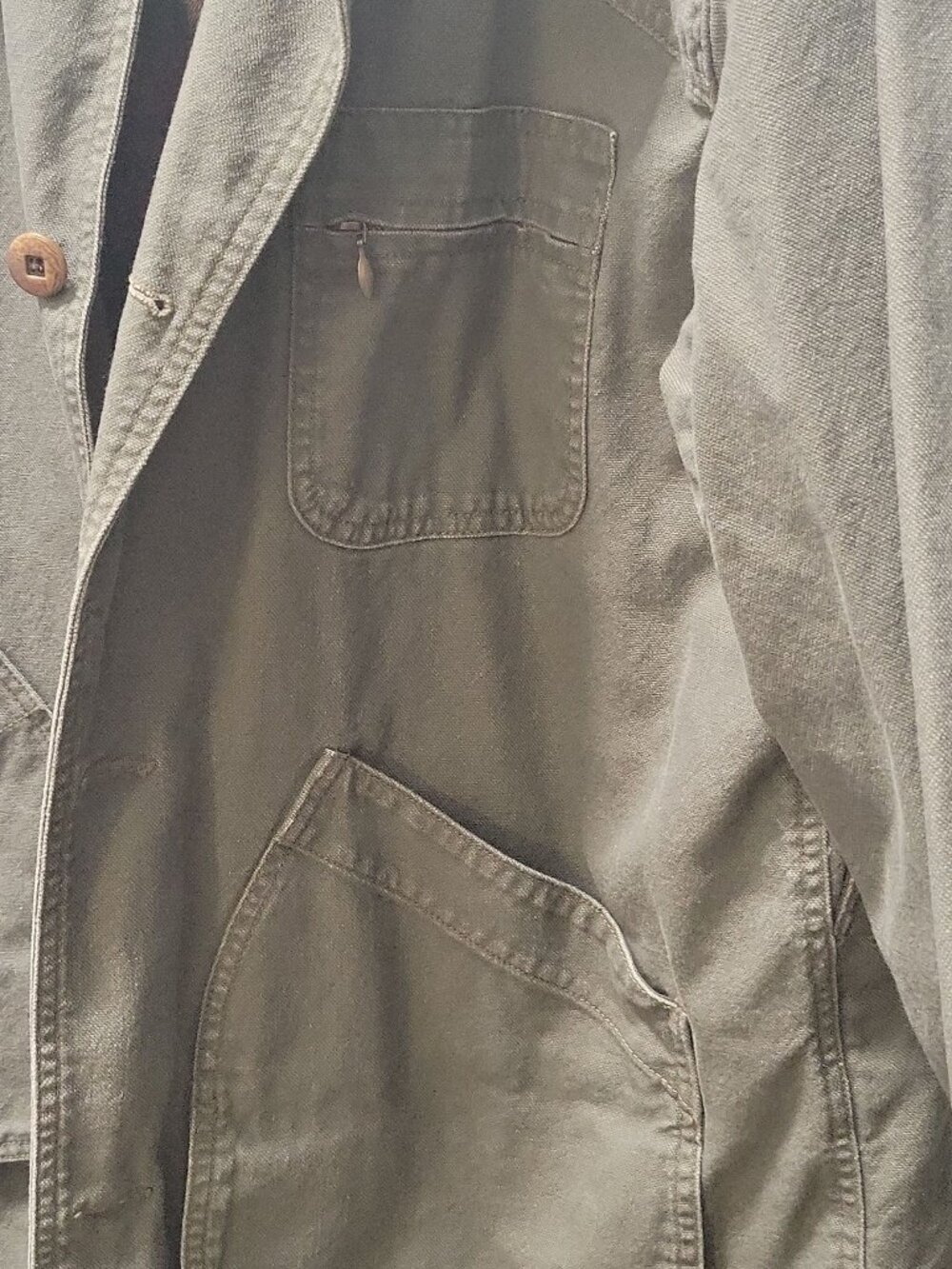 L.L Bean Green Xl Mens Work Coat - work,outdoors,chore,grampacore,cozy,winter - Picture 9 of 11